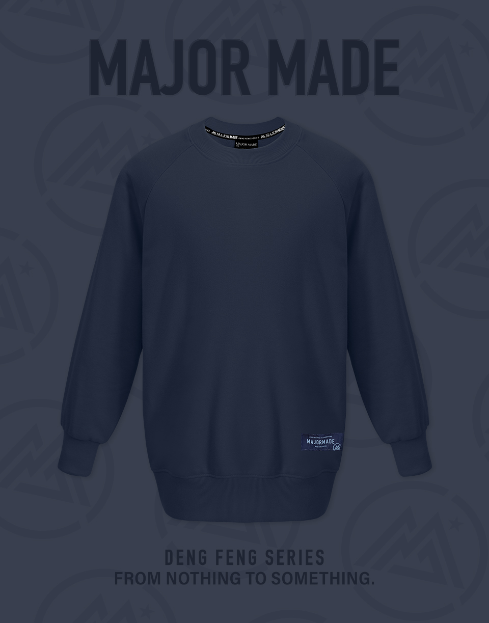 基本款織標多色大學T