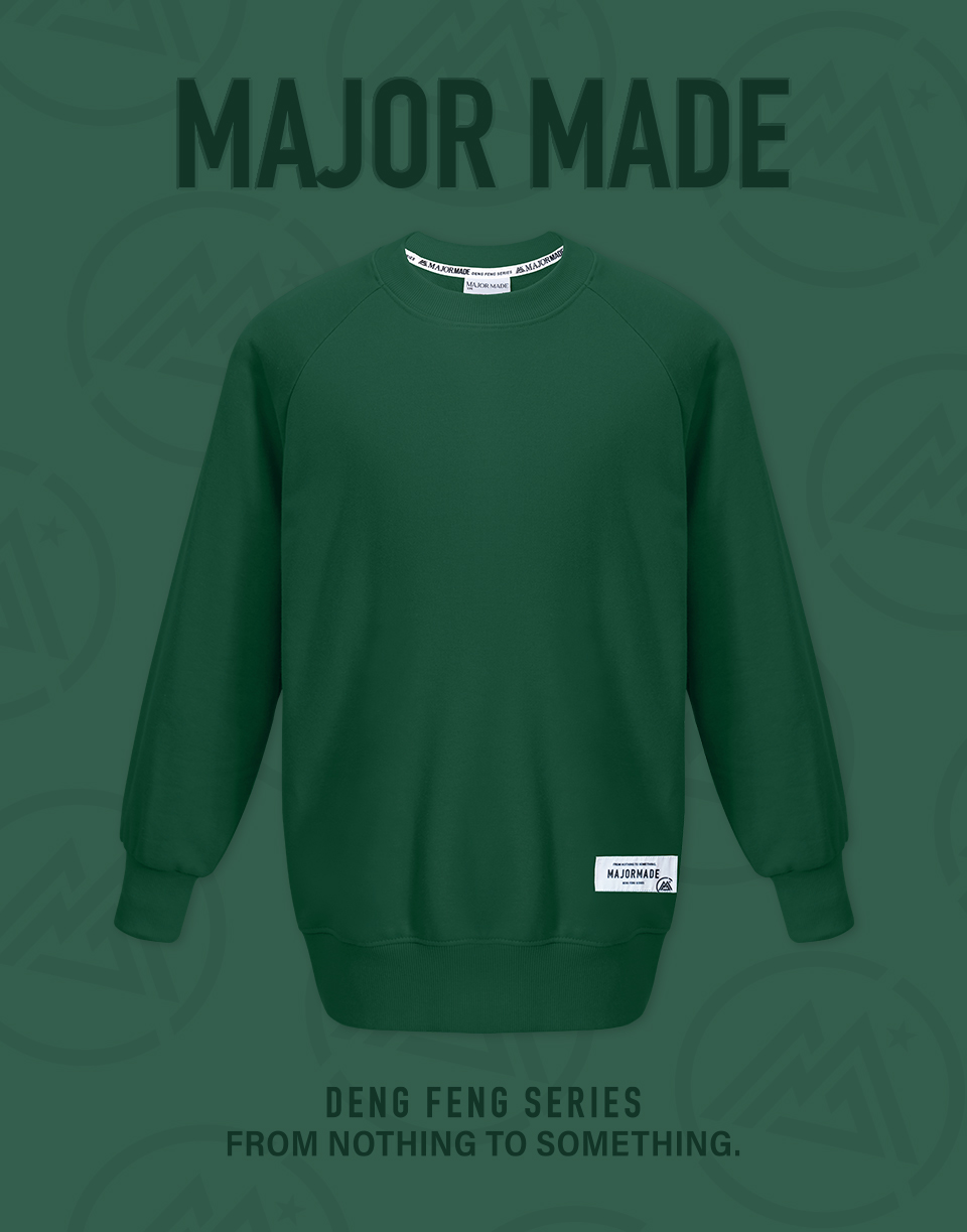 基本款織標多色大學T