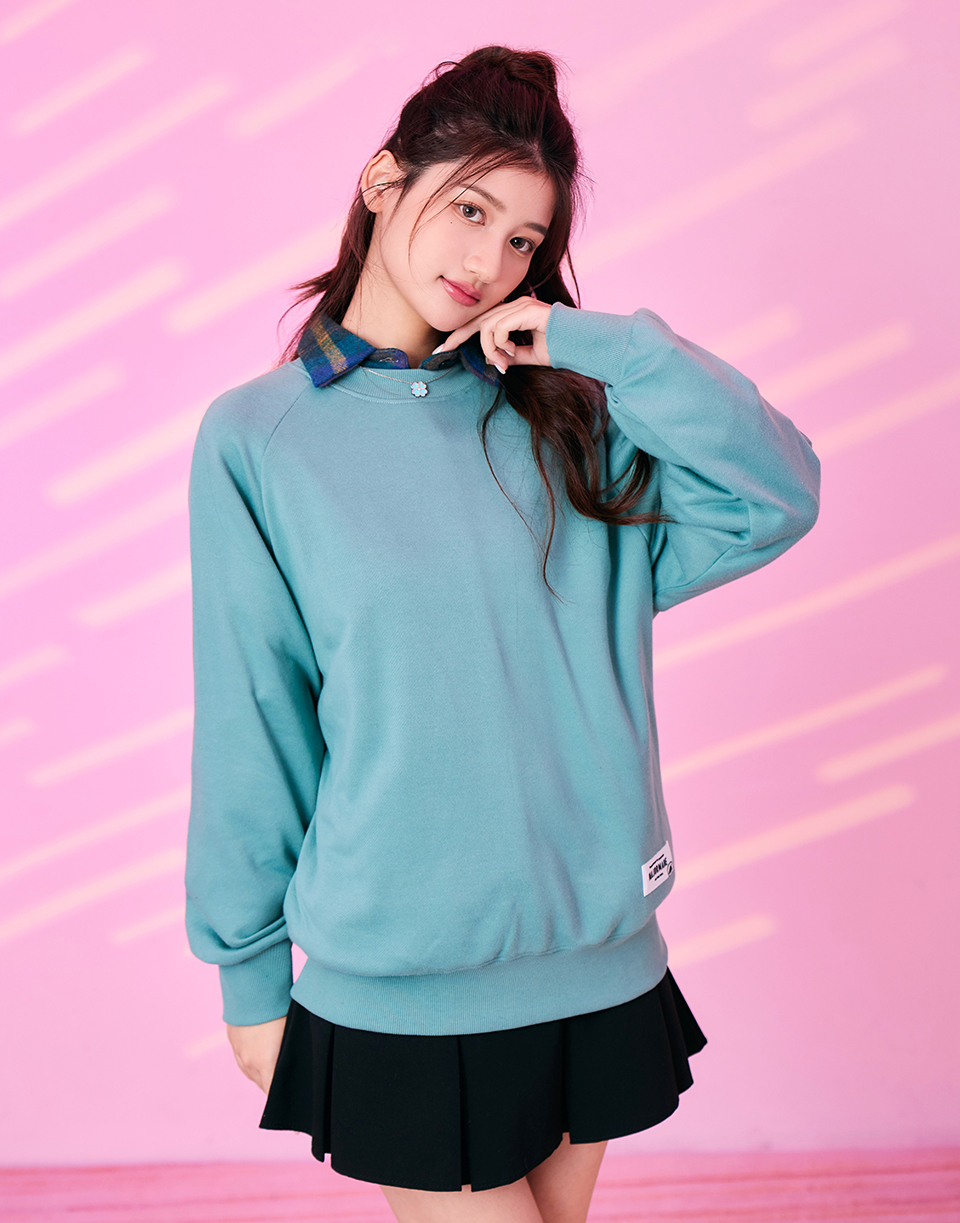 基本款織標多色大學T