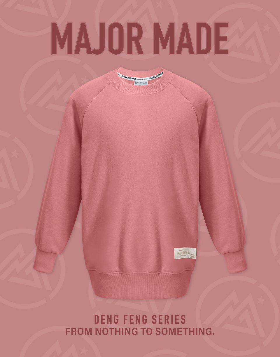 基本款織標多色大學T