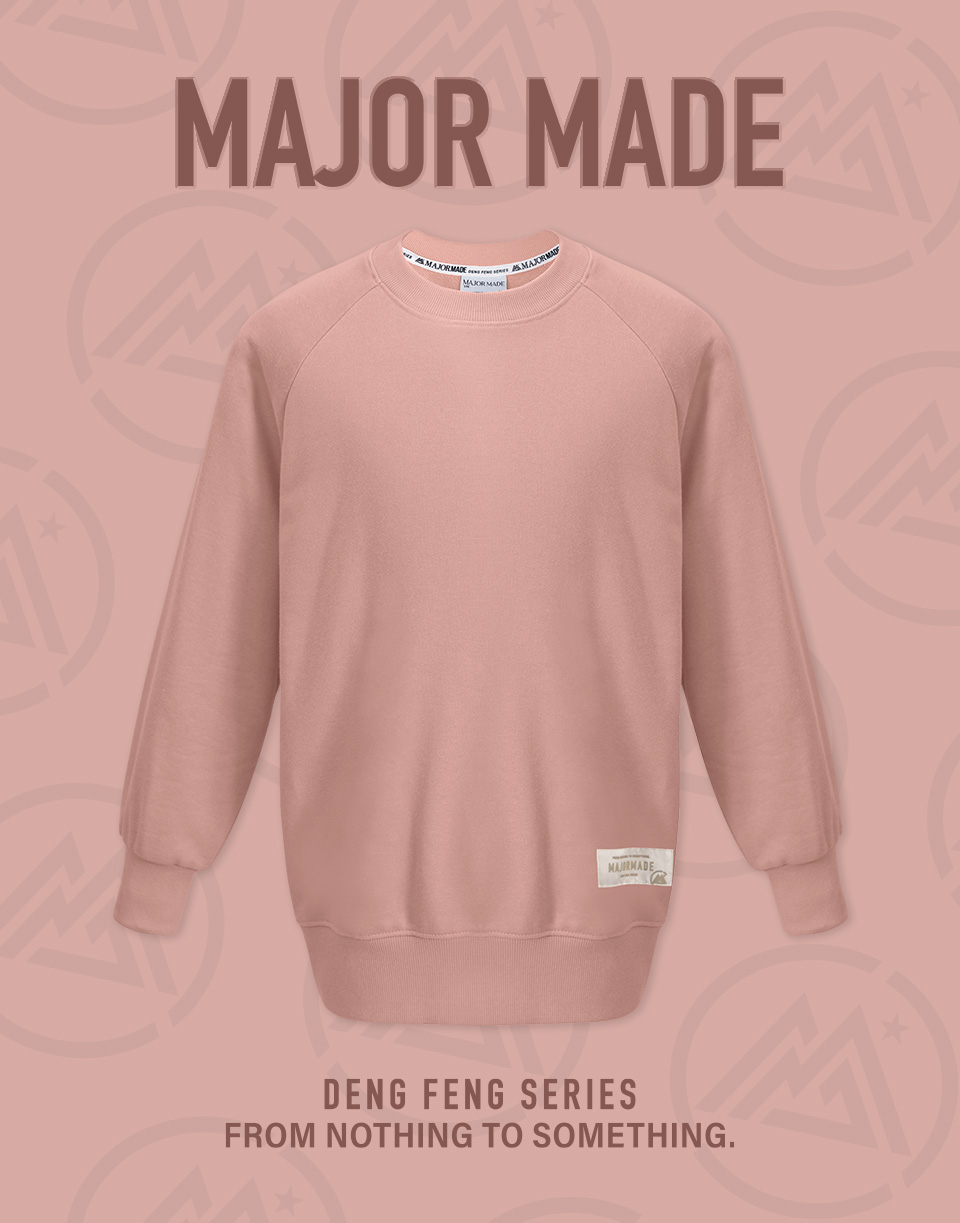 基本款織標多色大學T