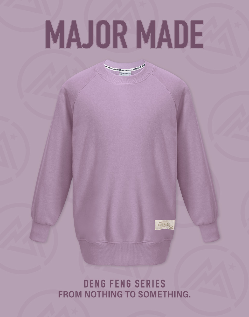 基本款織標多色大學T