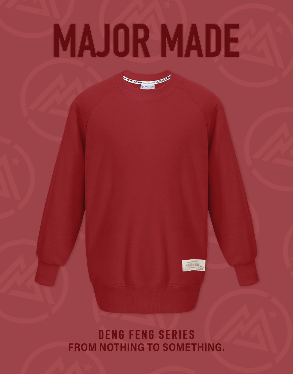 基本款織標多色大學T