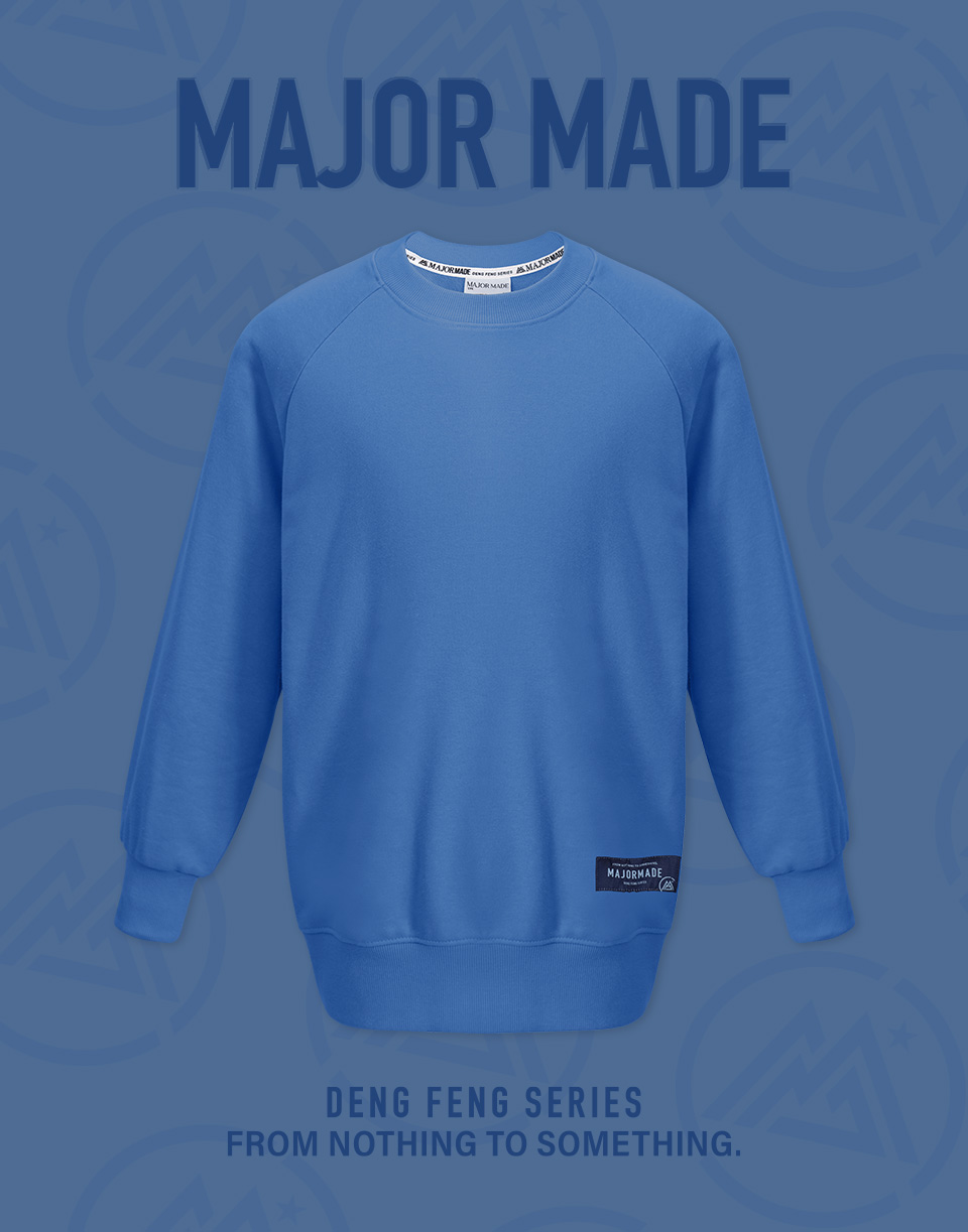 基本款織標多色大學T