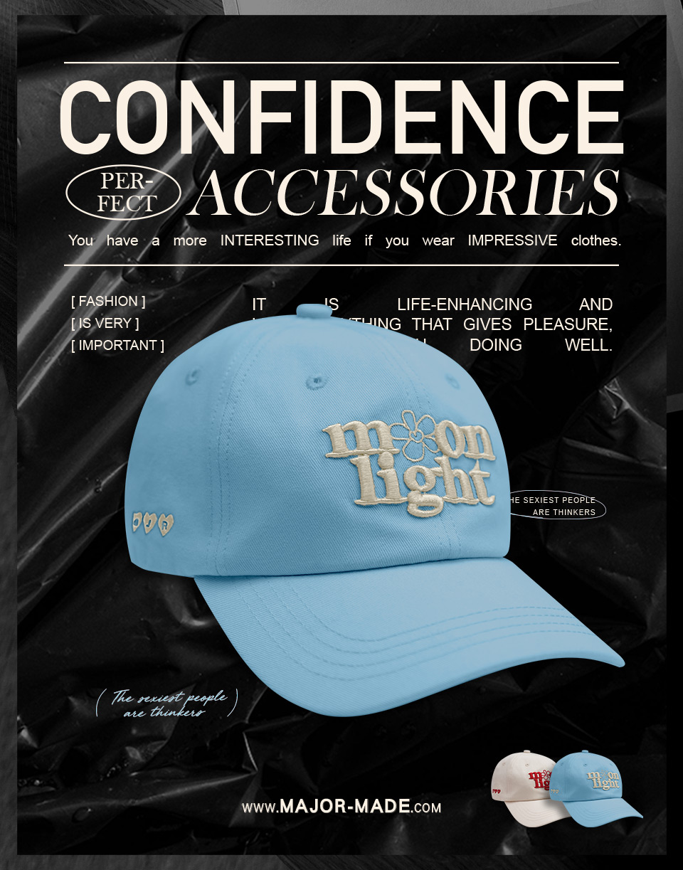 字母小花刺厚實繡老帽