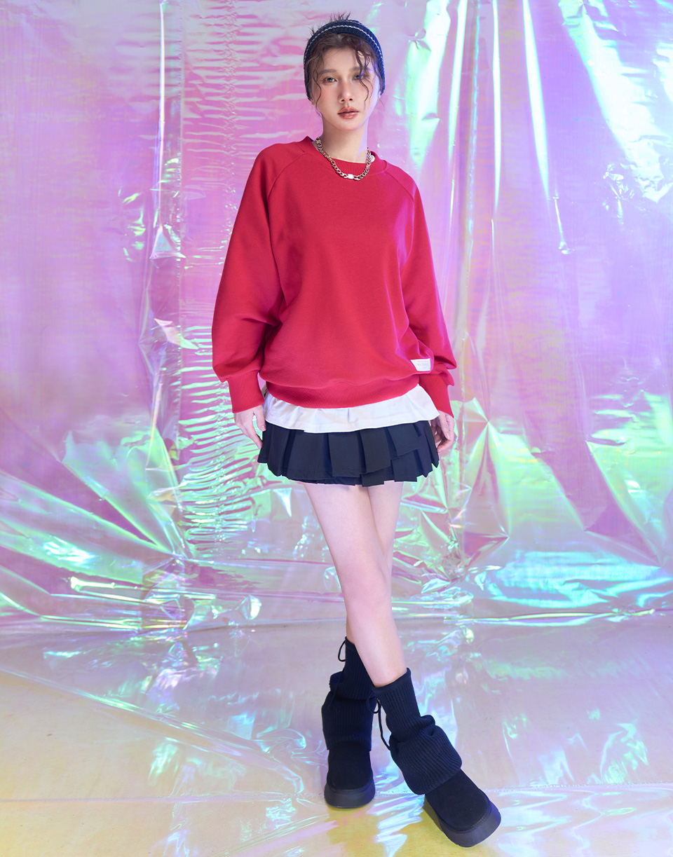 愛心金屬標側綁帶襪套