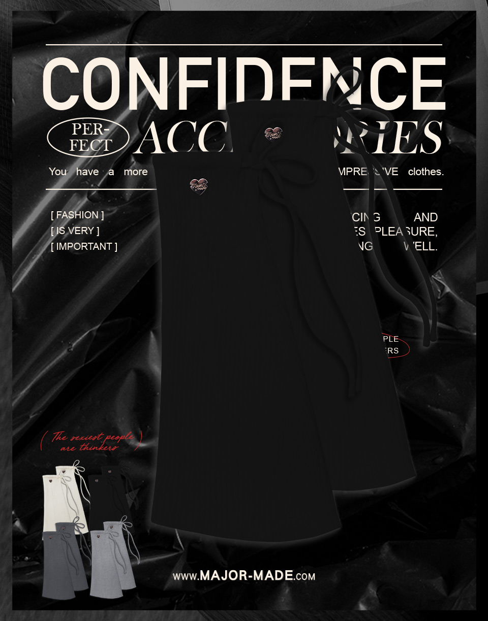 愛心金屬標側綁帶襪套