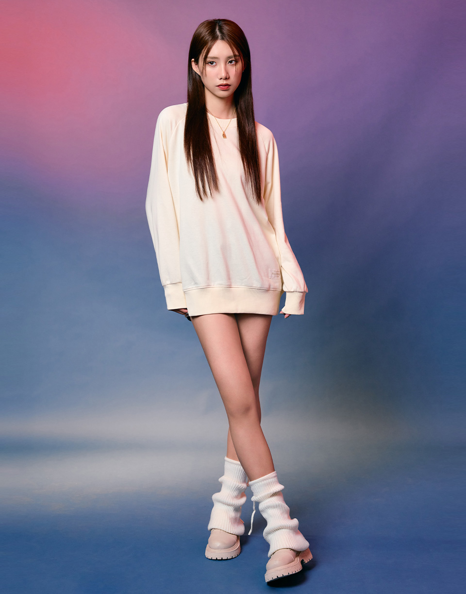 愛心金屬標側綁帶襪套