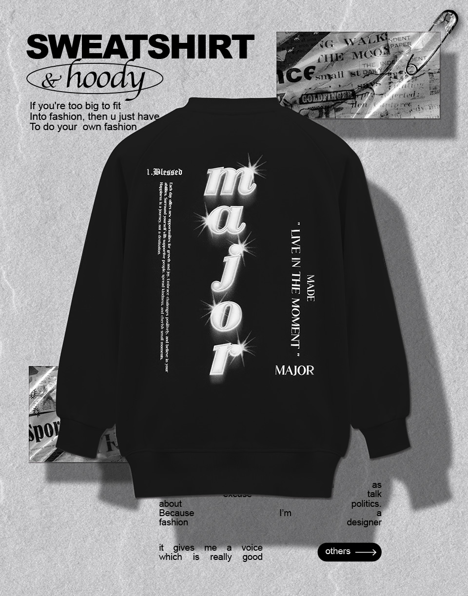 立體品牌字大學T