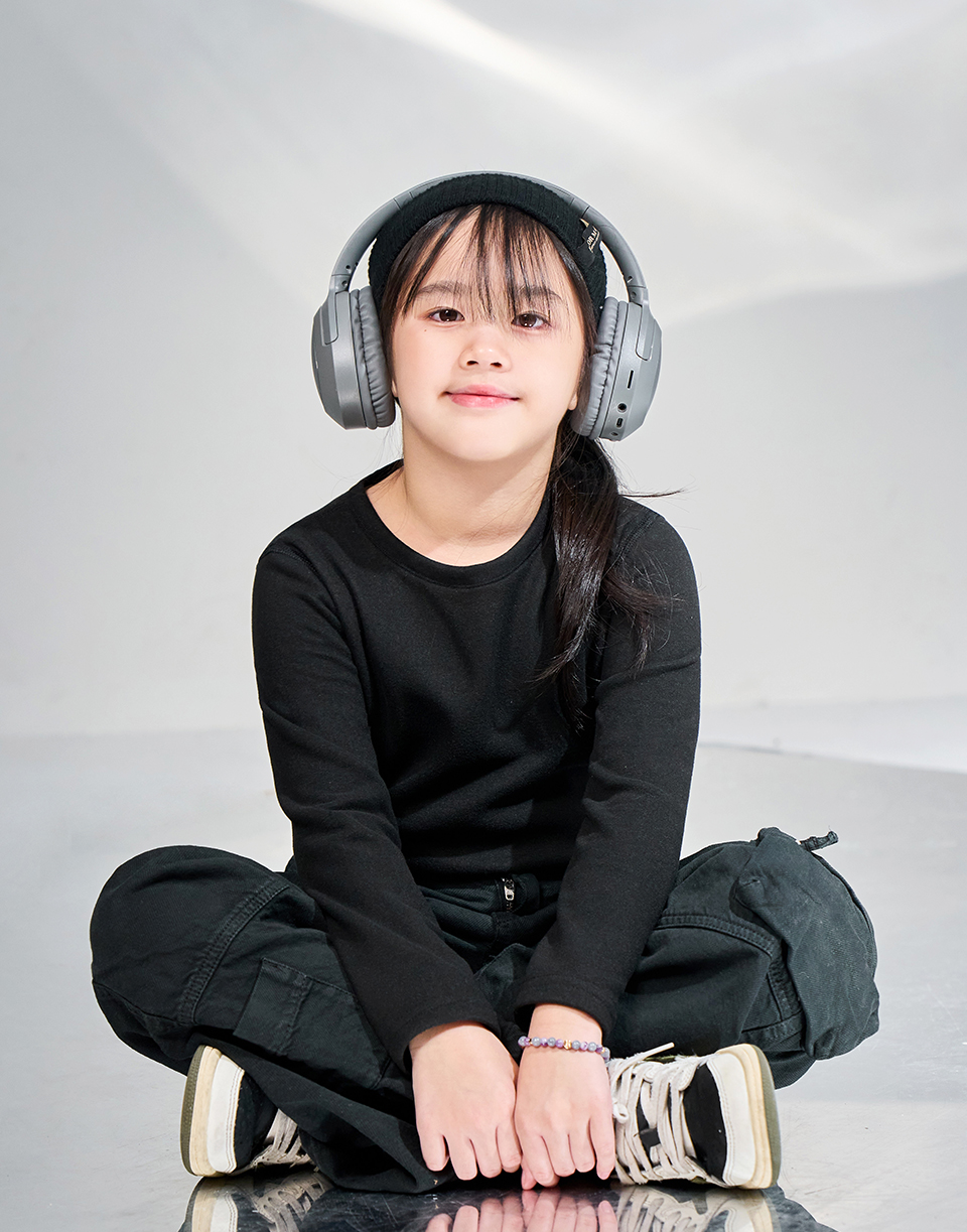 四代羊絨柔軟圓領發熱衣-孩童款