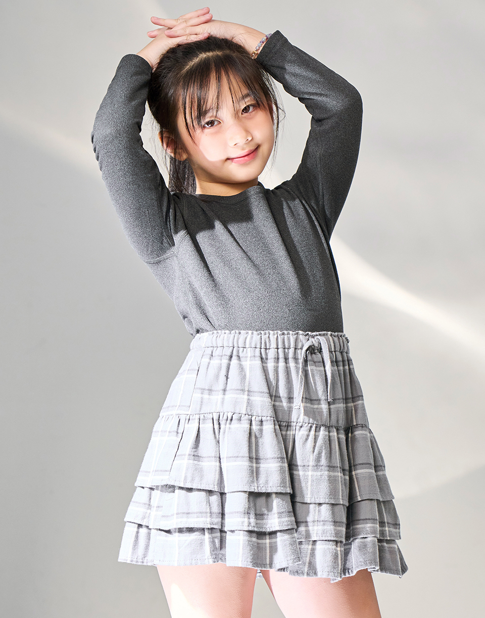 四代羊絨柔軟圓領發熱衣-孩童款