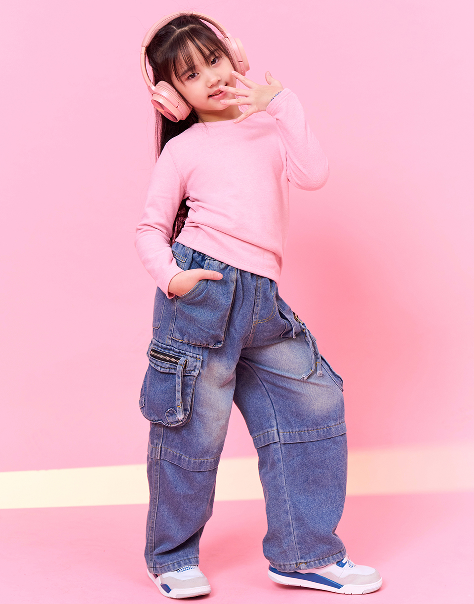 四代羊絨柔軟圓領發熱衣-孩童款