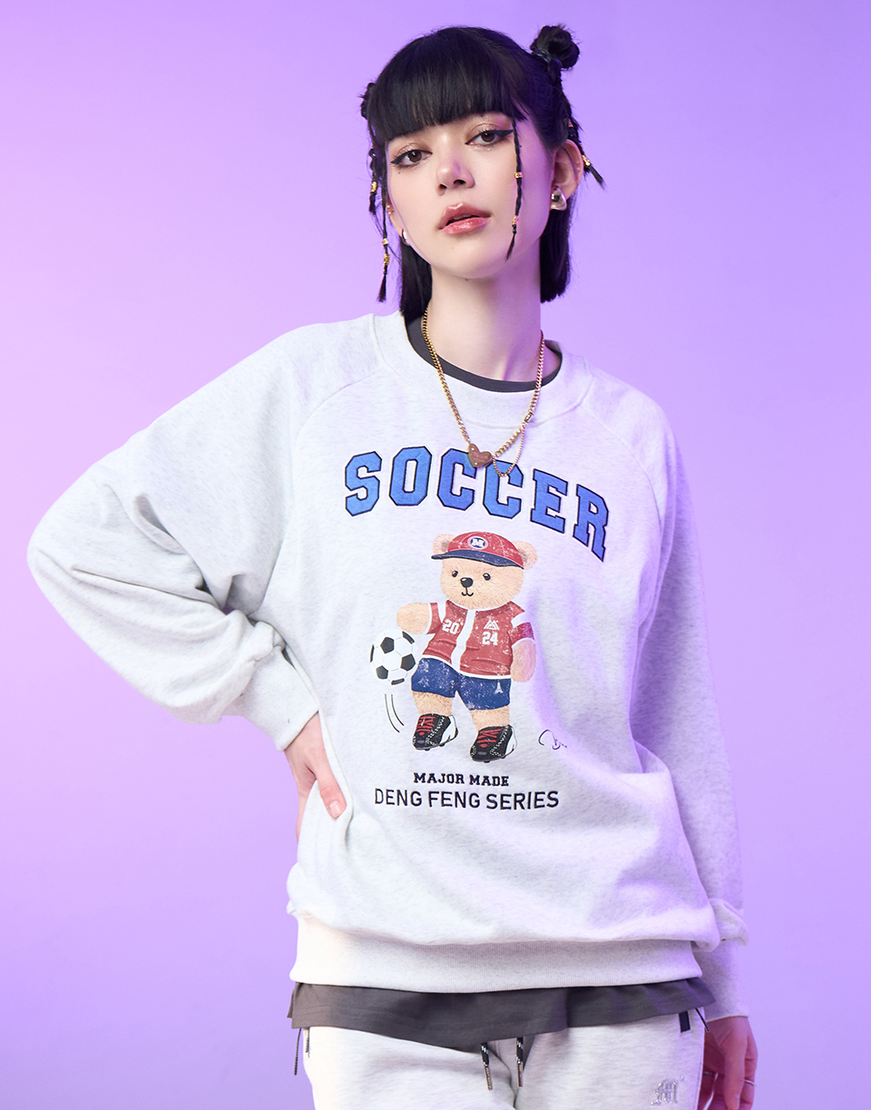 登峰足球小熊大學T