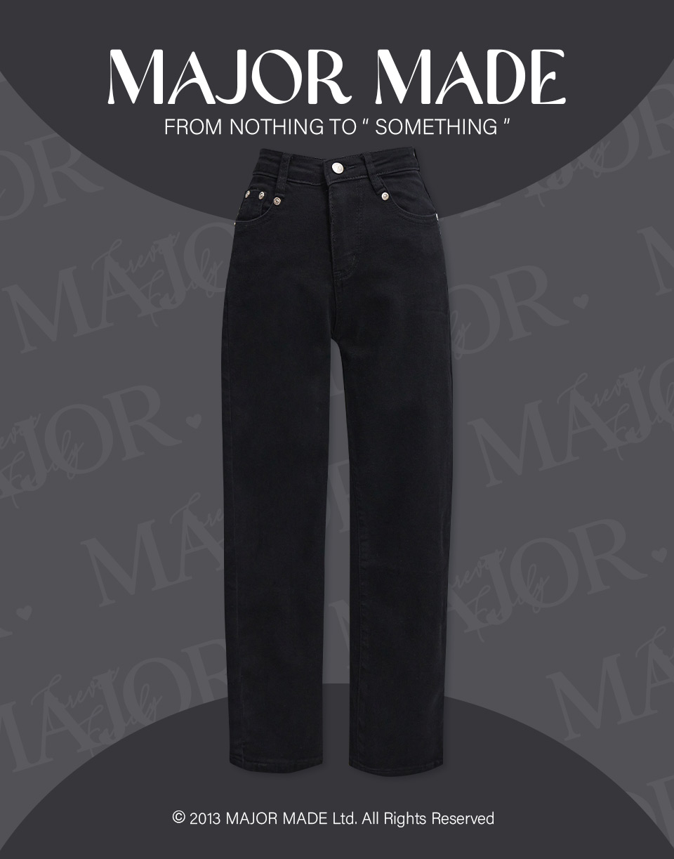 簡約九分直筒牛仔褲