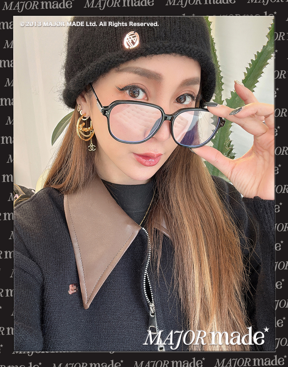 抗藍光百搭小臉方圓眼鏡