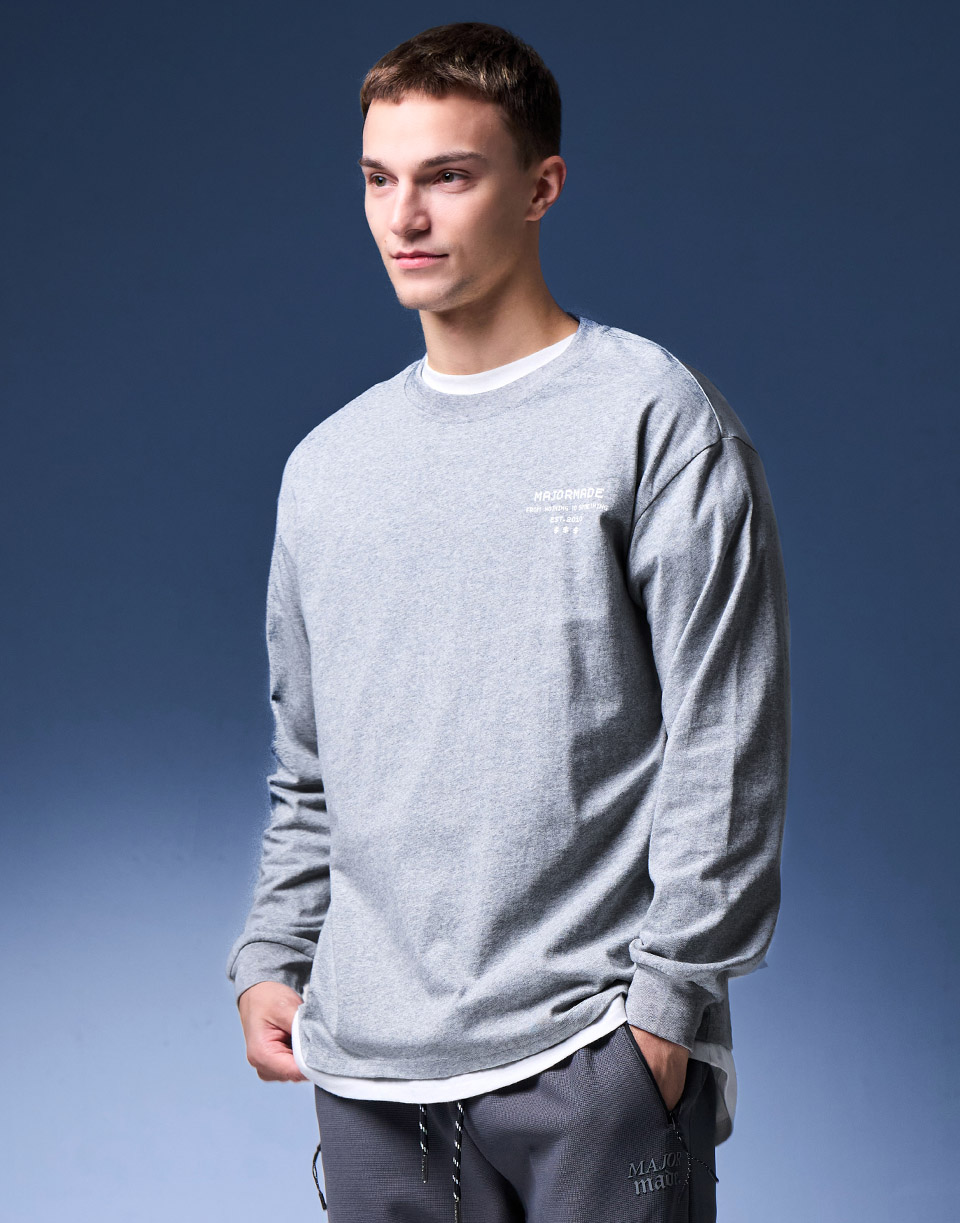 舊金山條碼麻棉長T