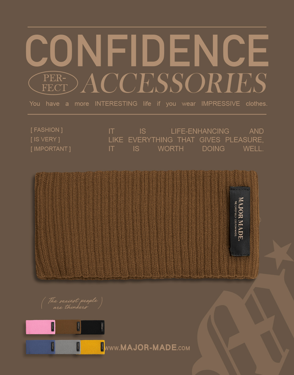 多色針織彈性髮帶