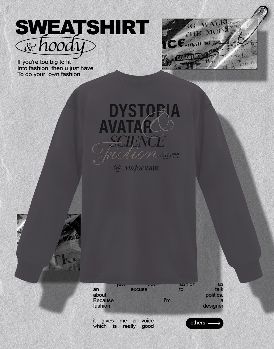 疊層草寫字彈力機能長T