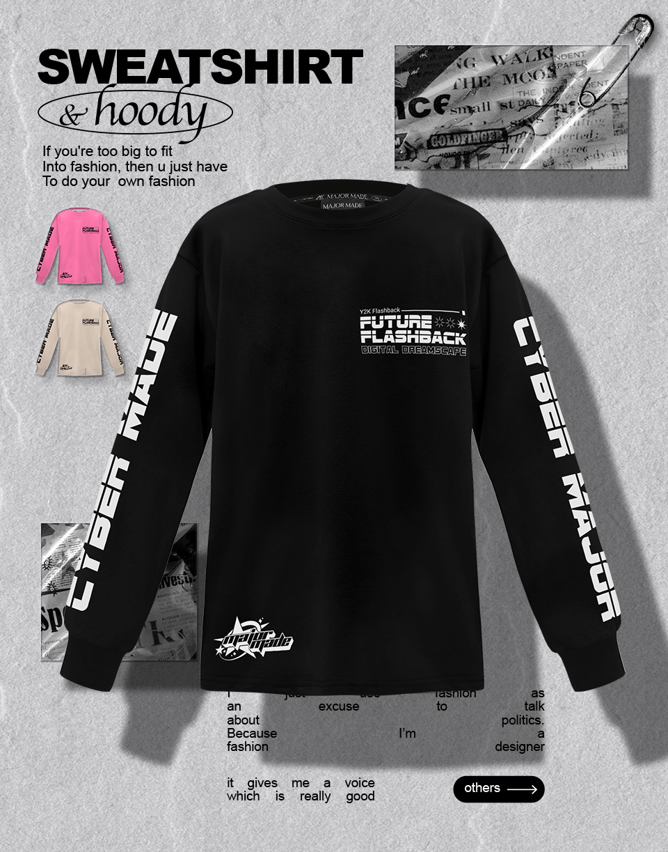 街頭側星星麻棉長T