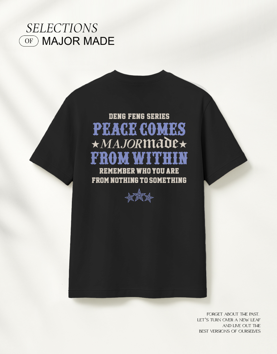 復古撞色厚版膠短T