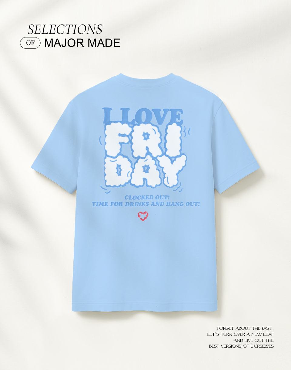 我愛星期五泡泡膠短T