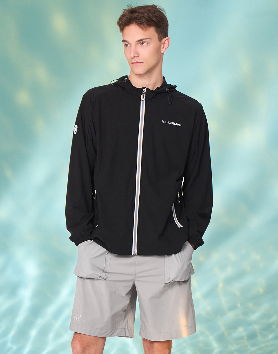 海灘銀標立體口袋面膜短褲