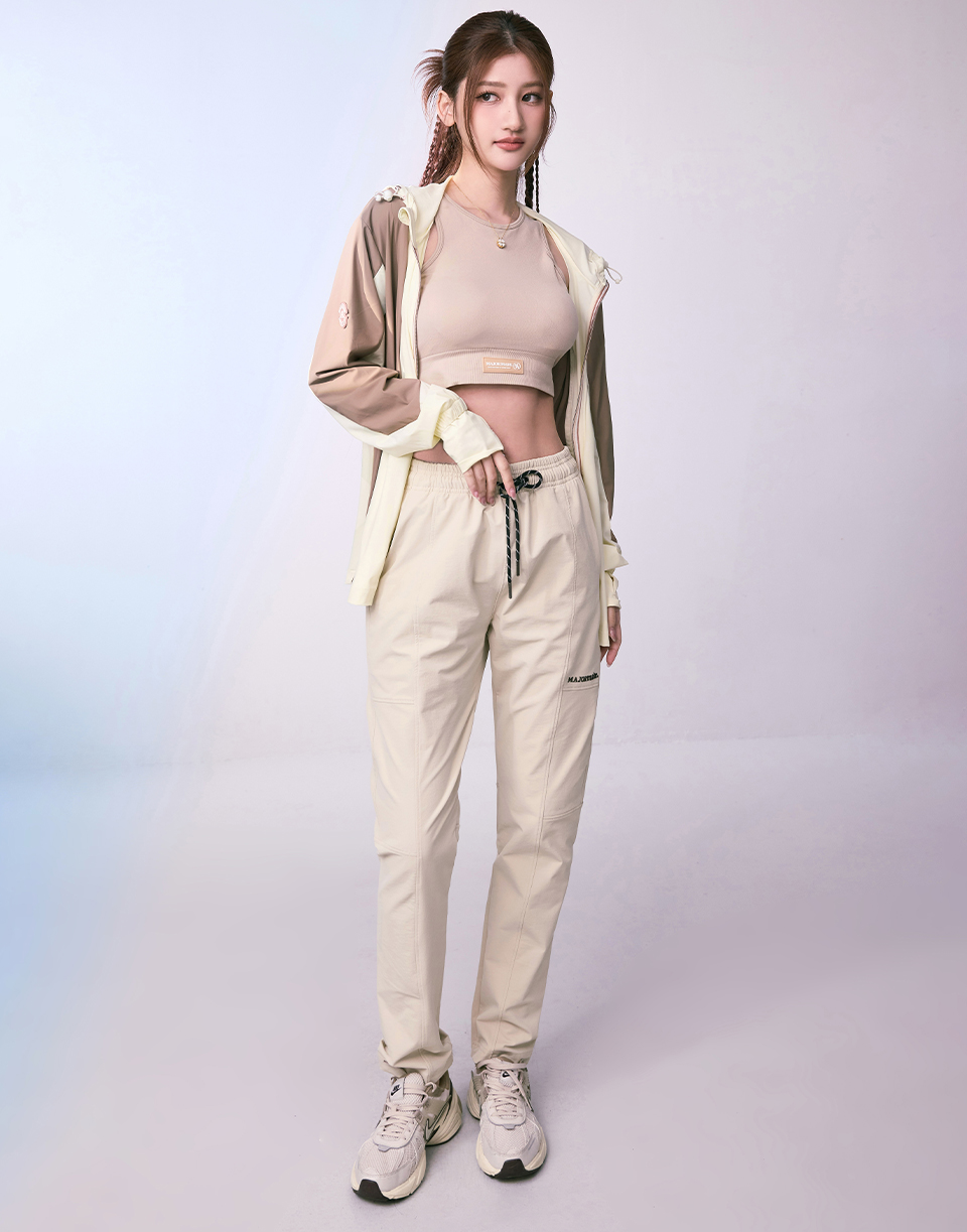 涼感斜紋剪裁西裝褲