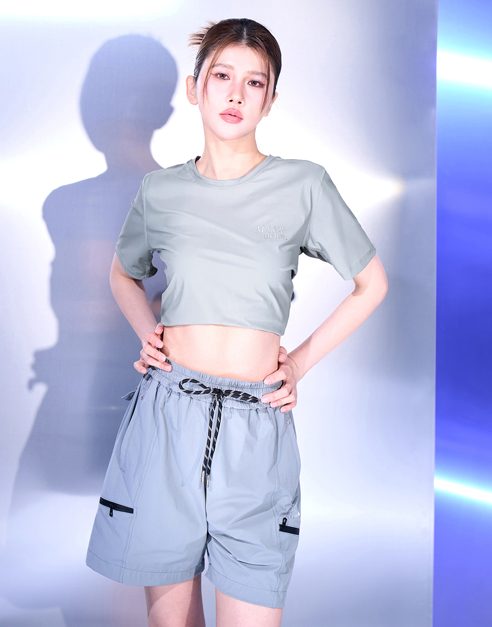 登峰銀標透氣涼感短T'