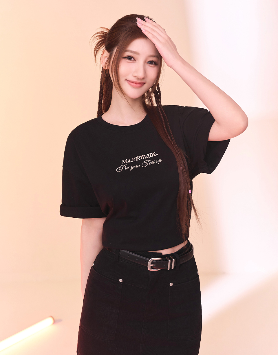 放輕鬆星星潮流厚磅數短T