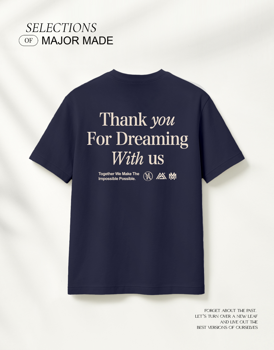 90復古感夢想字母短T