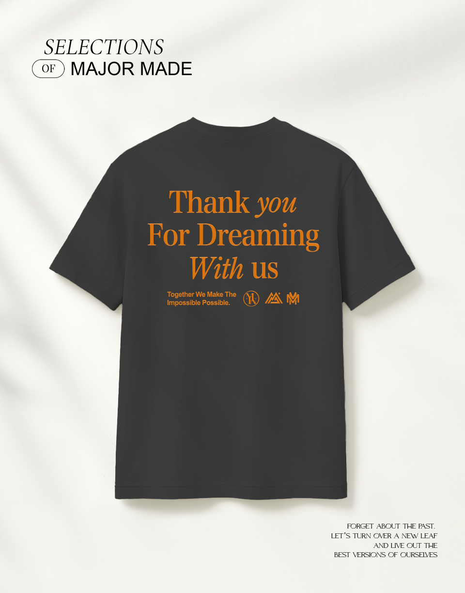 90復古感夢想字母短T