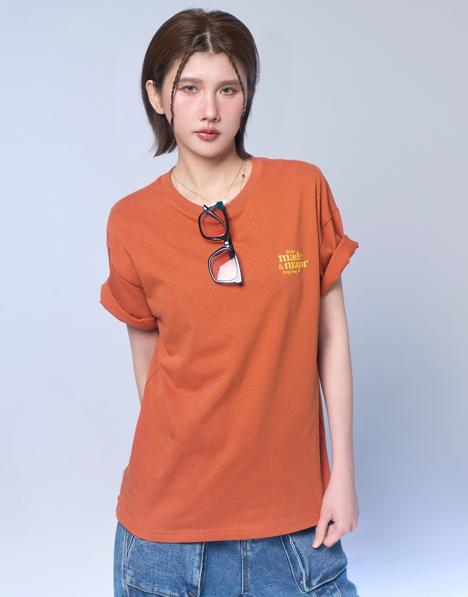 90復古感夢想字母短T