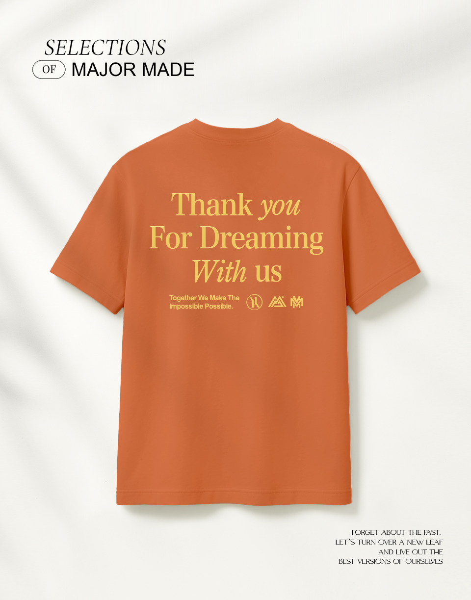 90復古感夢想字母短T