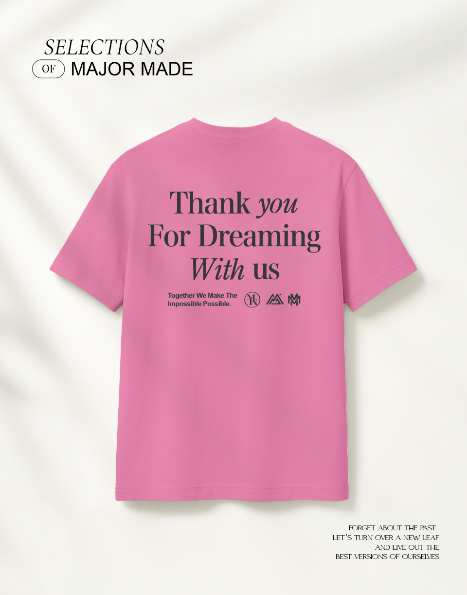 90復古感夢想字母短T