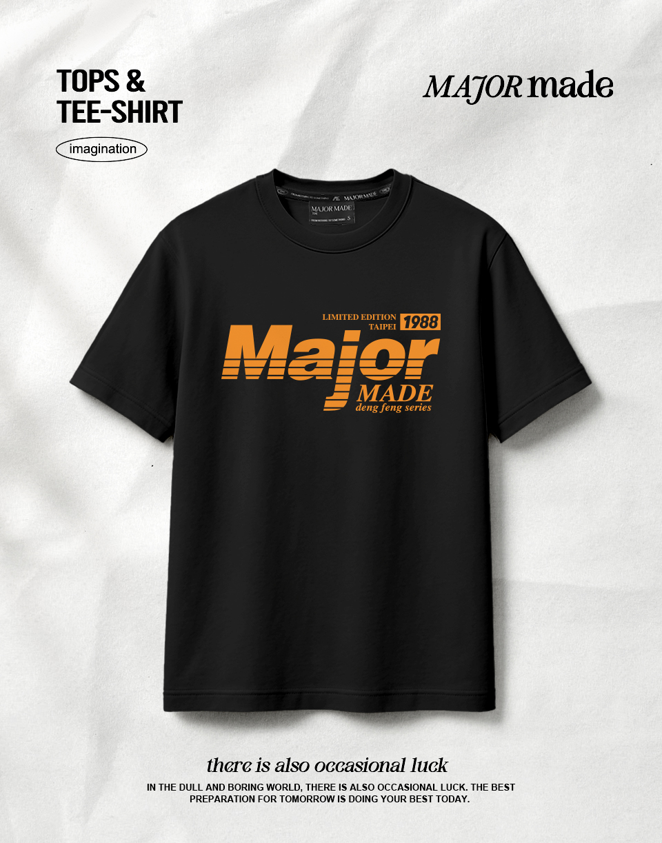 極速感螢光厚膠短T