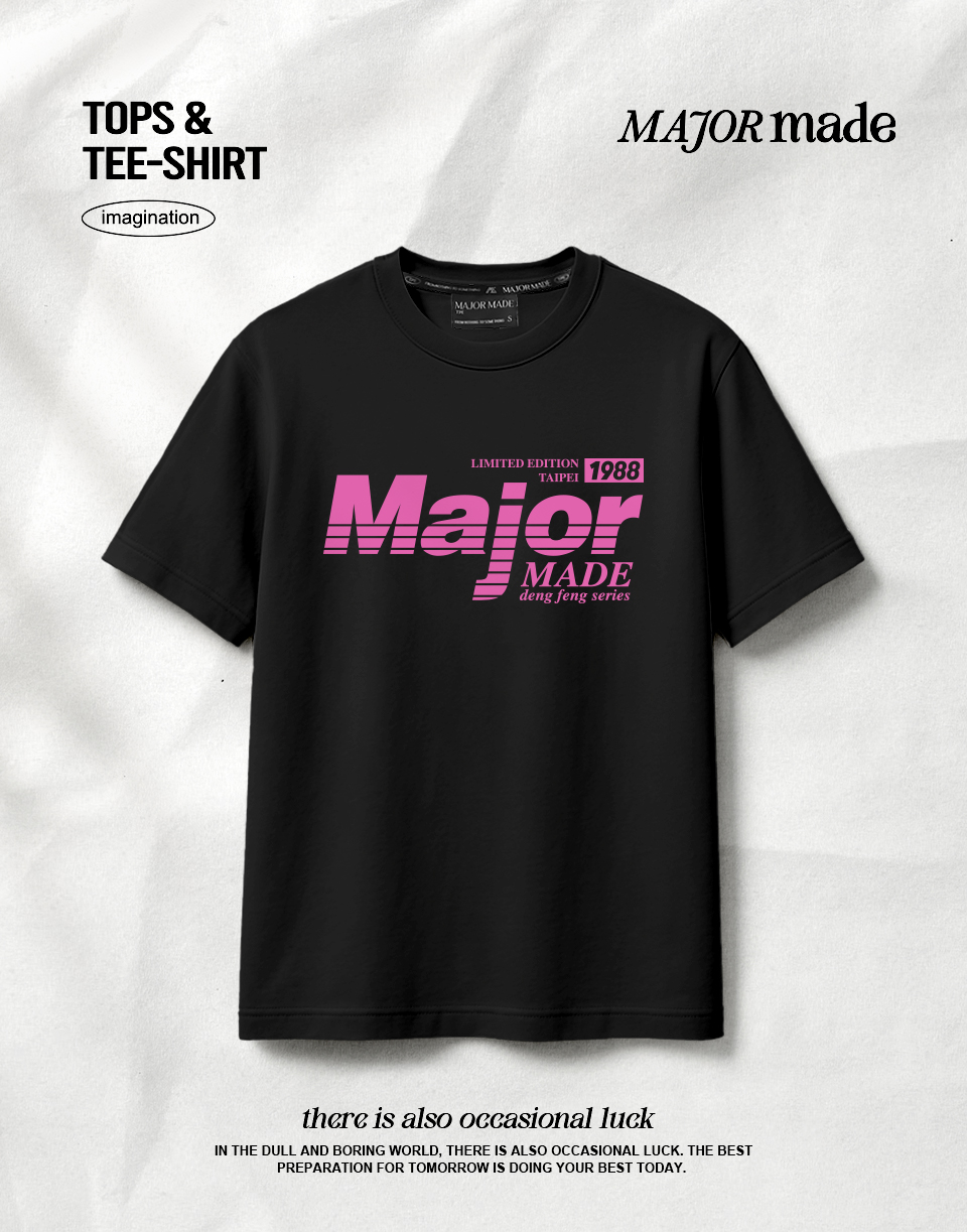 極速感螢光厚膠短T