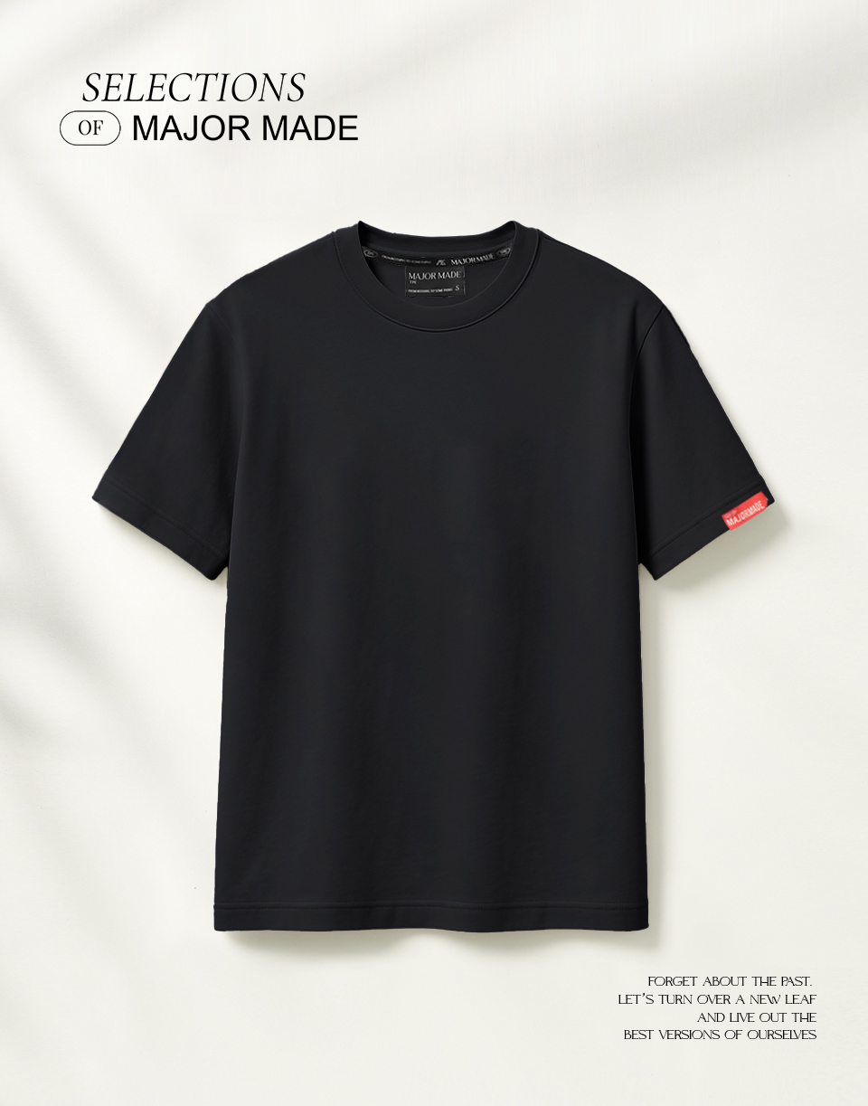 品牌織標極簡厚磅多色素T