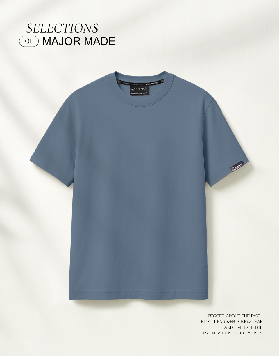 品牌織標極簡厚磅多色素T