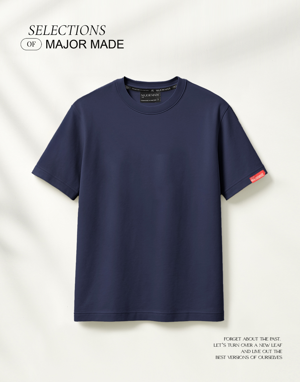 品牌織標極簡厚磅多色素T