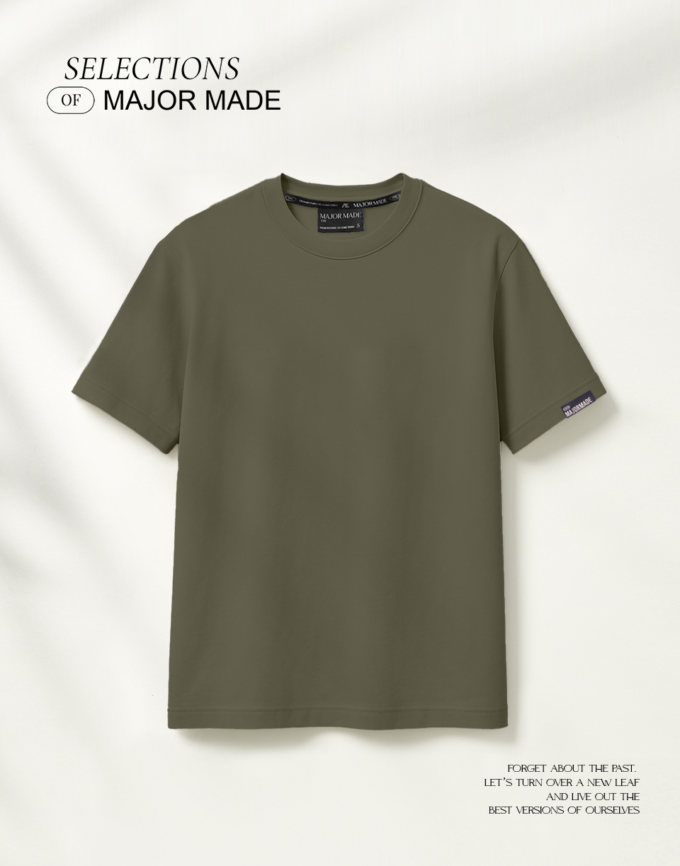 品牌織標極簡厚磅多色素T