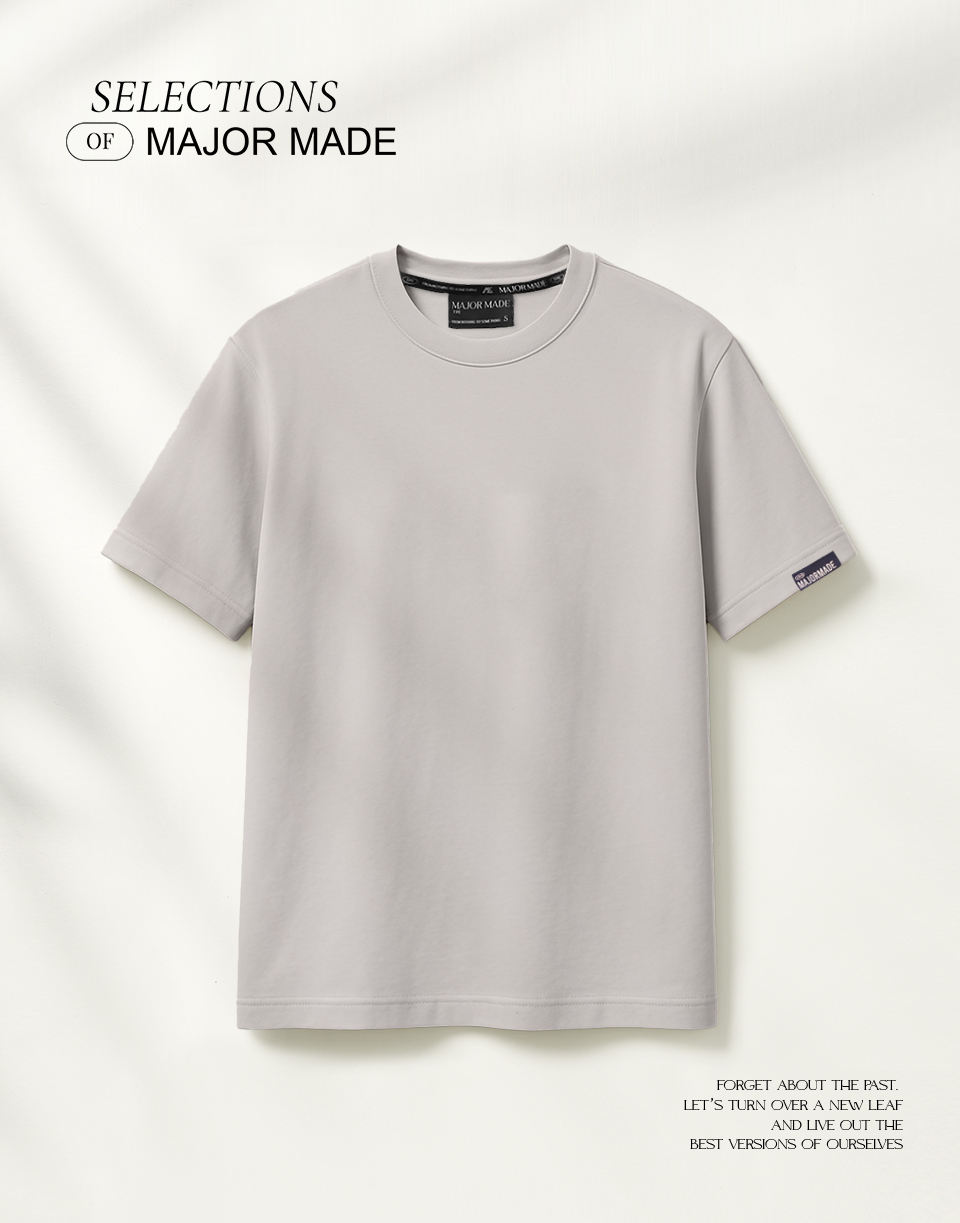 品牌織標極簡厚磅多色素T