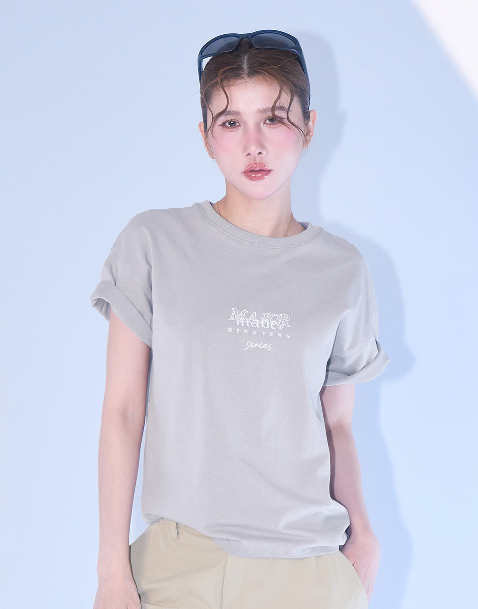 文藝風街頭潮流短T