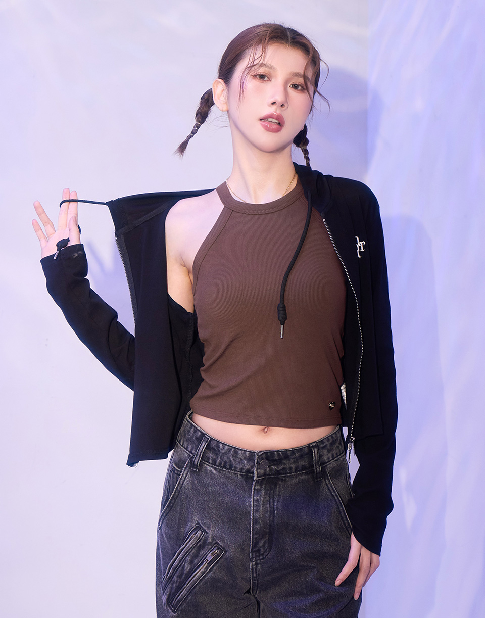 百搭棉柔削肩背心