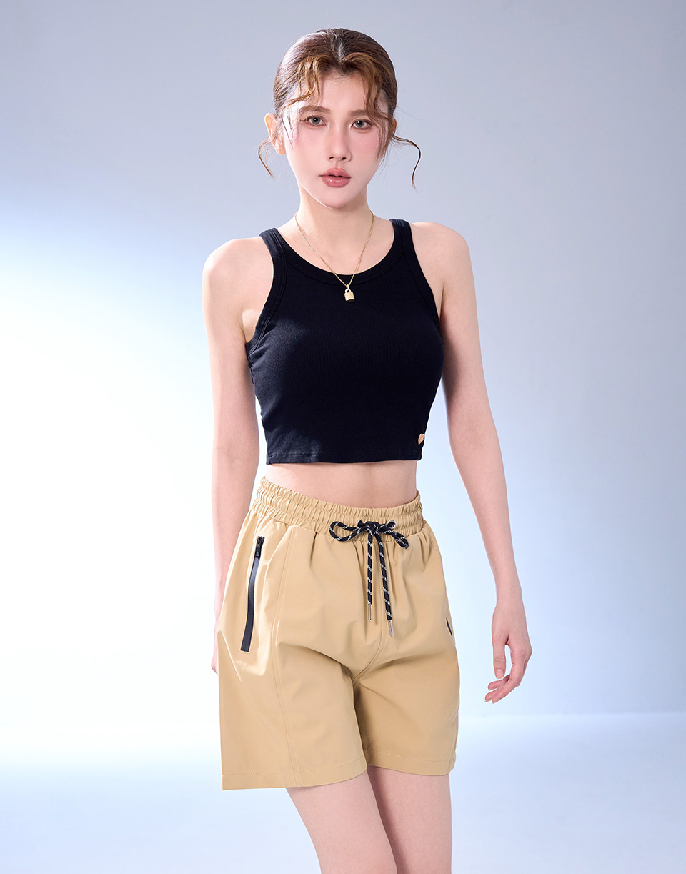 登峰燙金防潑水機能短褲