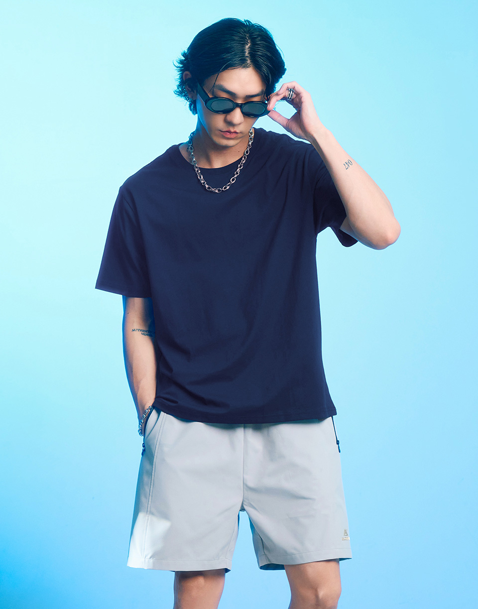 登峰燙金防潑水機能短褲