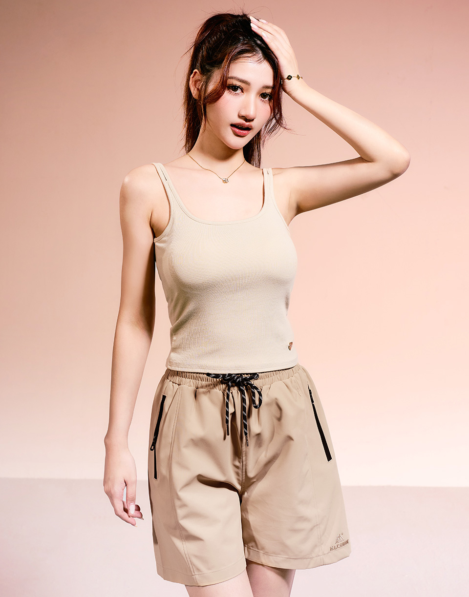 登峰燙金防潑水機能短褲