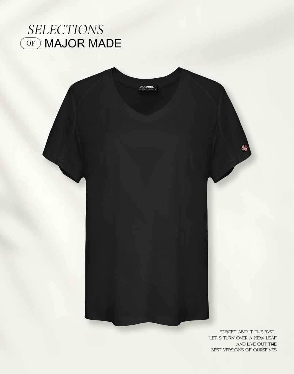 V領特殊剪裁修身上衣