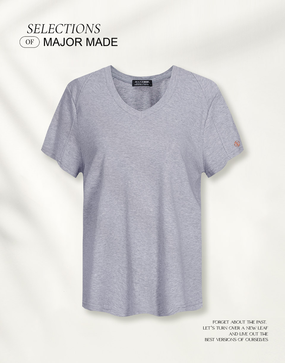 V領特殊剪裁修身上衣