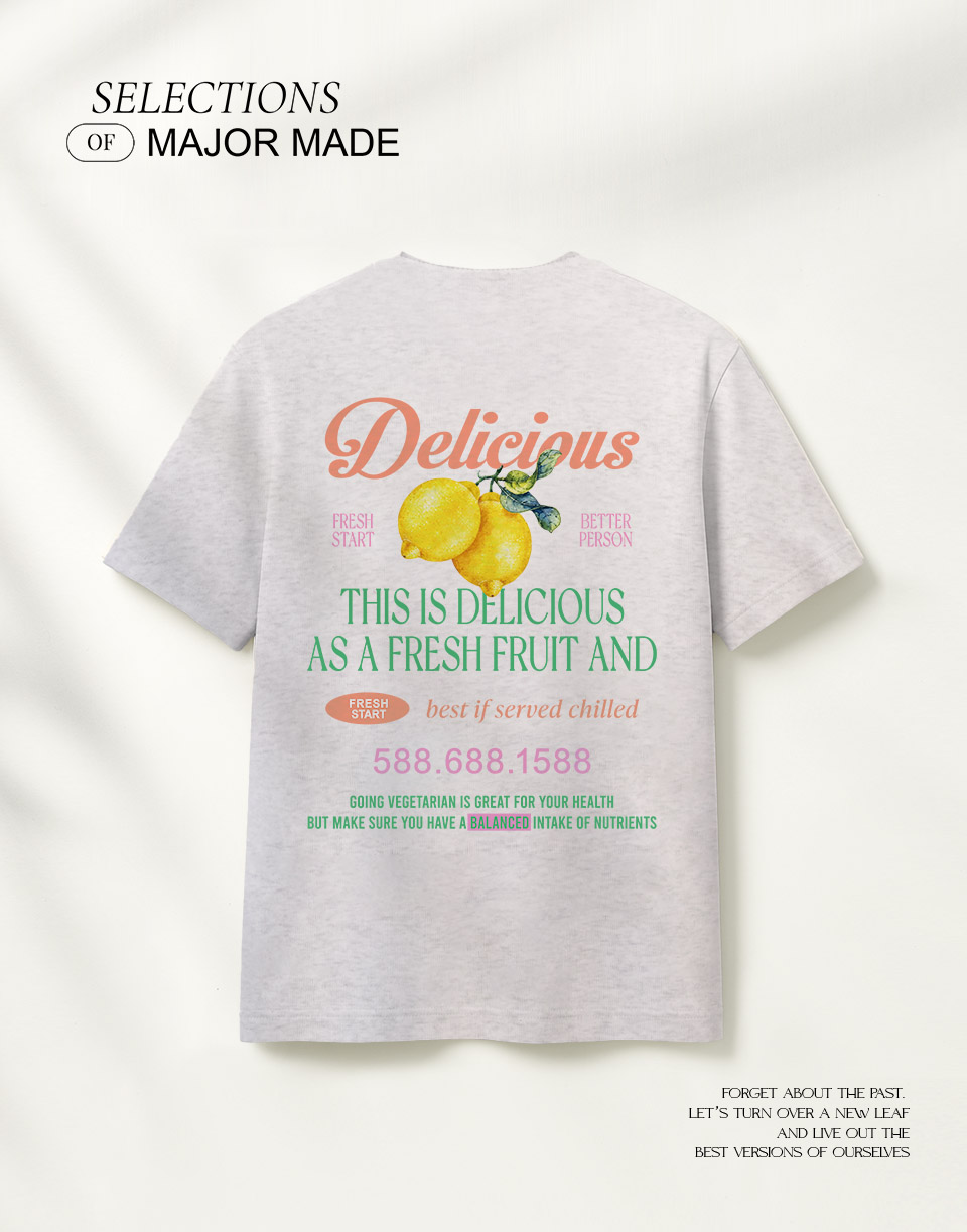 夏日香檸厚磅短T