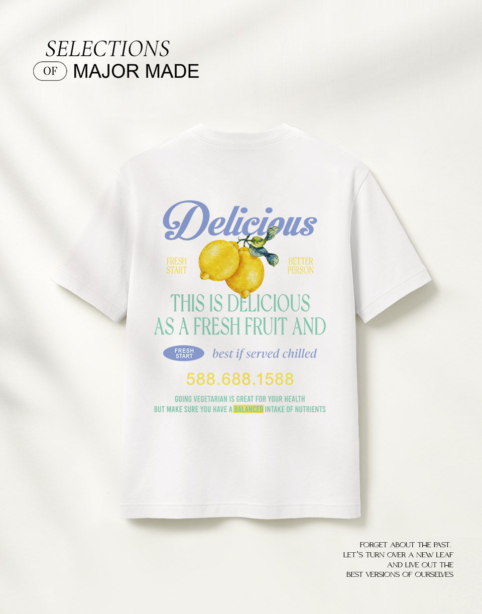 夏日香檸厚磅短T